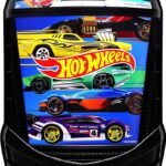 Hot Wheels 100-Car Storage Case – Large Capacity Organizer for 1:64 Die-Cast Vehicles with Handle and Latch, Durable Portable Carrying Case for Kids, Travel, and Toy Car Collectors