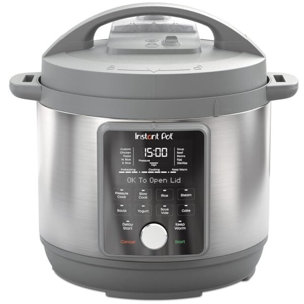 Instant Pot Duo Plus, 6-Quart Whisper Quiet 9-in-1 Electric Pressure Cooker, Slow Rice Steamer, Sauté, Yogurt Maker, Warmer & Sterilizer, Free App with 800+ Recipes, Stainless...