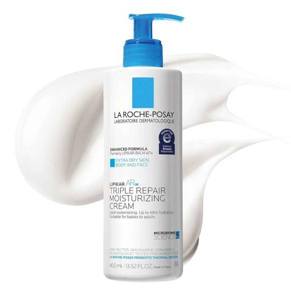 La Roche-Posay Lipikar AP+ Triple Repair Moisturizing Cream | Face & Body Lotion For Dry Skin | Shea Butter & Niacinamide Moisturizer | Gentle Face & Body Cream For Dry, Rough &...