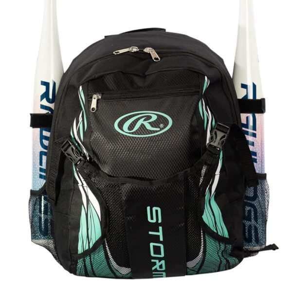 Rawlings | Storm Backpack Equipment Bag | Girls T-Ball/Youth Baseball & Softball | Multiple Colors
