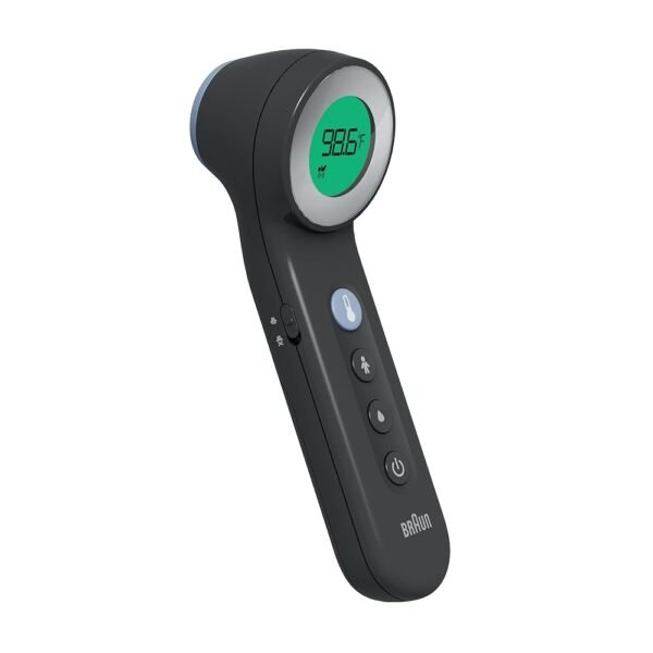 Braun Sensian 7 Forehead 3-in-1 Non-Contact Thermometer, Age Precision Technology, Color-Coded Digital Display, Baby and Child Friendly, No.1 Brand Recommended by Pediatricians,...