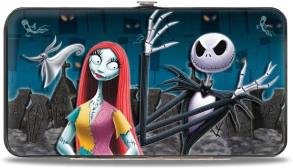 Buckle-Down Women's Hinge Wallet-Nightmare Before Christmas