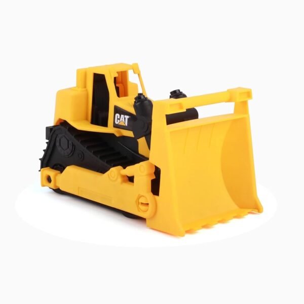 CAT Construction Toys, Construction Fleet 10" Bulldozer Toy - Sturdy Plastic Construction & Real Working Parts - Perfect Indoor & Outdoor Toys for 2-Year-Old Boys & Girls, Yellow