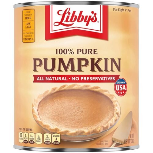 Libby's Pumpkin Pie, Thanksgiving and Holiday Desserts, Pumpkin Pie Filling, 100% Pure Pumpkin, Bulk, 6 lb 10 oz Can