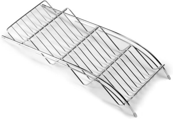 Spectrum Rack With Rubberized Feet Jar Spice Organizer, Seasoning & Condiment Storage for Kitchen Drawer