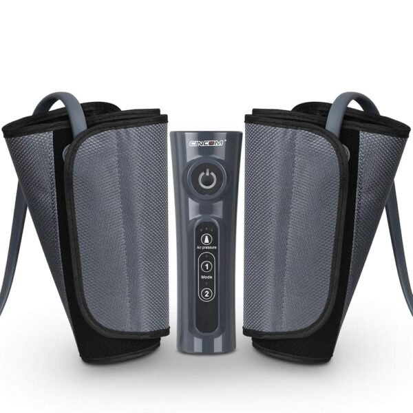 CINCOM Leg Massager for Circulation and Pain Relief, Air Compression Calf Massager with 2 Modes 3 Intensities Helpful for RLS Edema and Muscles Relaxation Gifts - FSA HSA Eligible