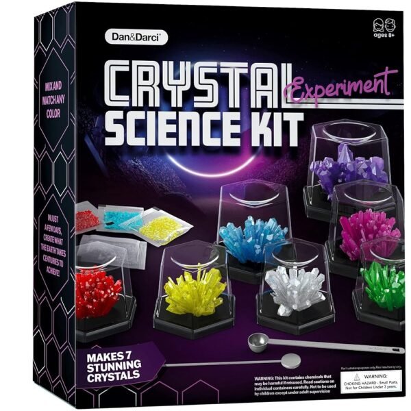 Dan&Darci Crystal Growing Kit for Kids - Science Experiments Gifts for Boys & Girls Ages 8-14 Year Old - Toys Teen Age Boy/Girl Arts & Crafts Kits - Cool Projects Ideas 8 9 10...