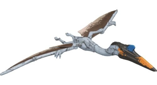 Mattel Jurassic World Dominion Massive Action Dinosaur Figure, Quetzalcoatlus Dino Toy with Attack Motion, Plus Downloadable App & AR